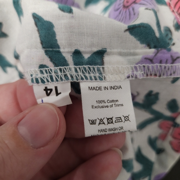 SUR LA VAGUE Women's Blouse Mini Dress o/s Puff-sleeve - Picture 9 of 9